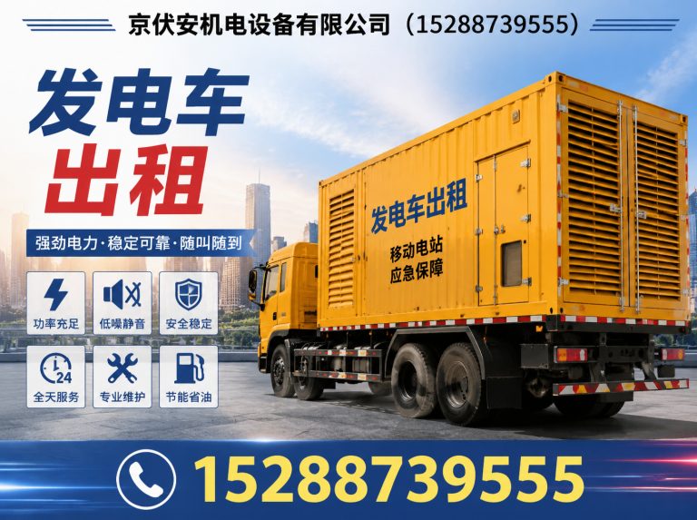 中卫应急发电机出租展示图