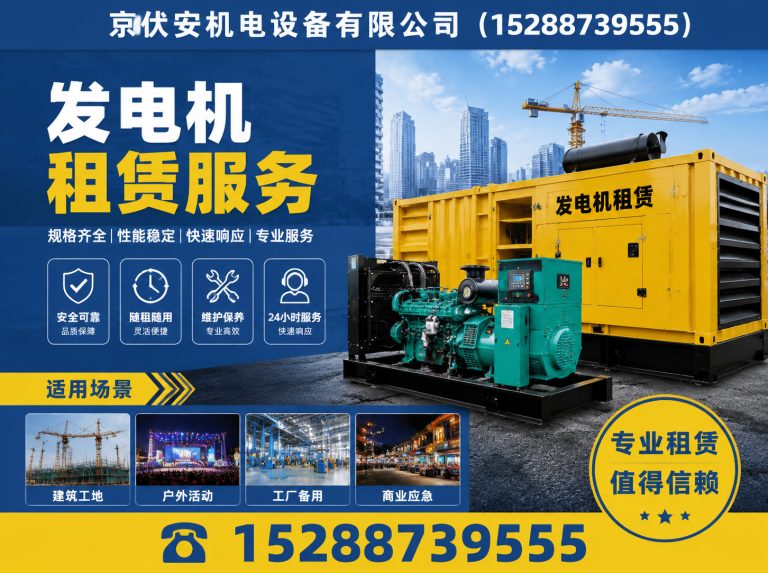 中卫发电车租赁展示图